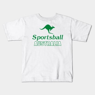 SPORTSBALL AUSTRALIA Caddy Green Kids T-Shirt